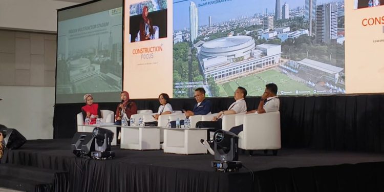 Gelar Konferensi dan Project Tour IMS GBK Sebagai Stadion Indoor Terbesar di Indonesia,  Construction+ Indonesia Gandeng Kementerian PUPR