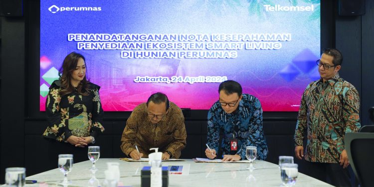 Hadirkan Hunian Smart Living Untuk Milenial dan Gen Z, Perumnas Gandeng Telkomsel