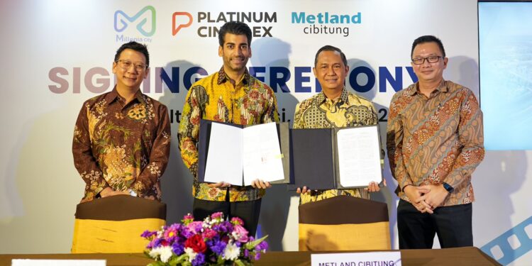 Kolaborasi dengan Metland Cibitung, Group Multivision Plus Bangun Platinum Cineplex
