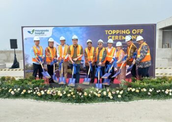 Rumah Sakit Mayapada Topping off di Kawasan Jakarta Garden City